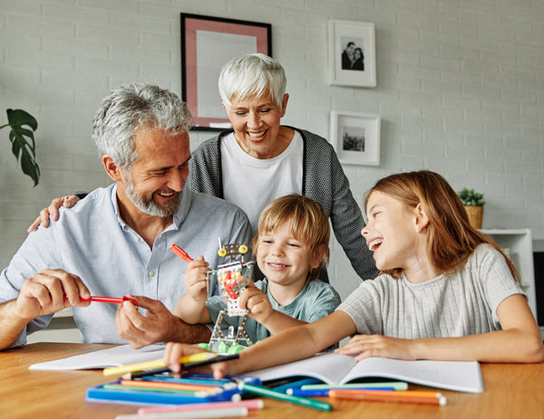 grandparents with kids