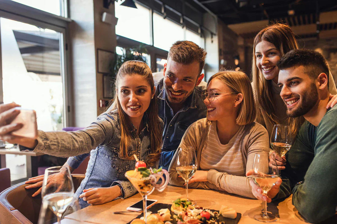 group of friends at Dallas food tours