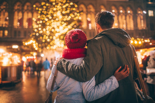 couple at christmas