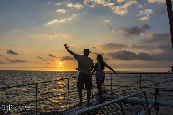 COMBO- Sunset and Manta Ray Snorkel - couple on boat.jpeg