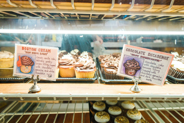 Cupcake with blue frosting