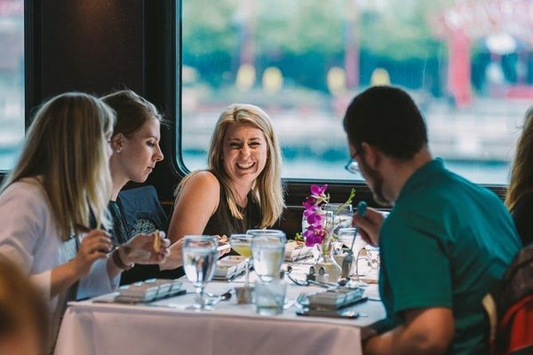 Girls at dinner