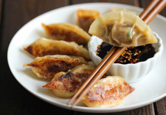 Asian Dumpling Cooking