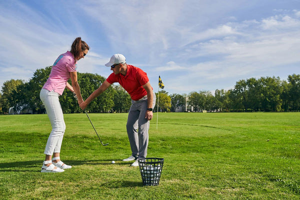 Golf Lesson on the Greens