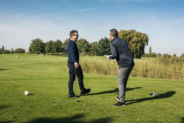 Golf Lesson on the Greens