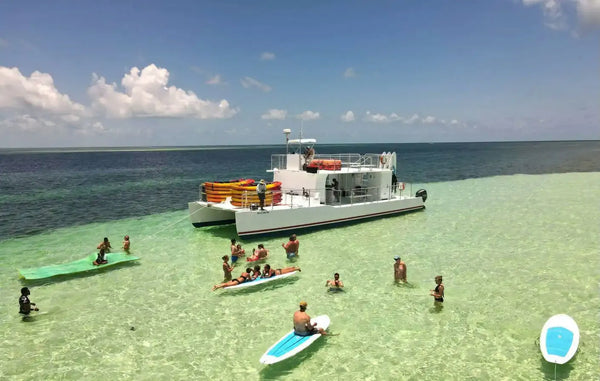 Sandbar & Kayak Eco Adventure boat.webp