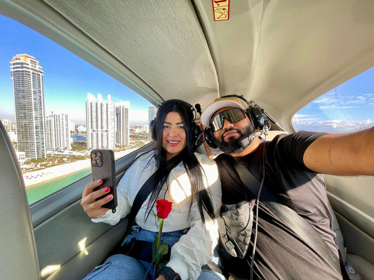 Sunny Isles Skyline Private Airplane Tour couple.jpeg