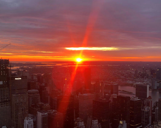 Sunrise over nyc