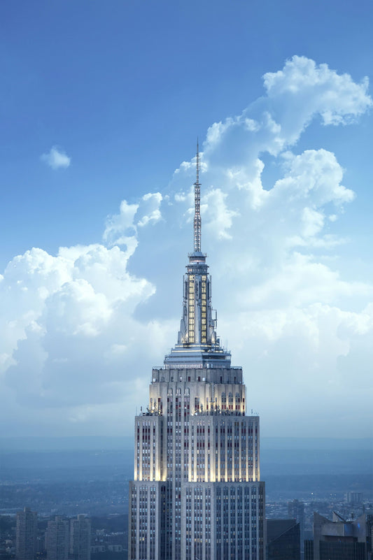 Empire State building view daytime