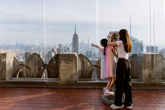 Top of the Rock mother & daughter