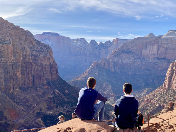 selfie with a view