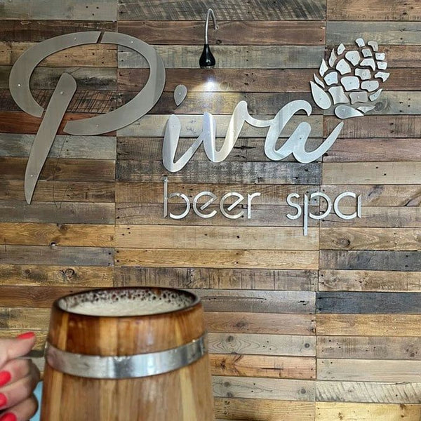 beer spa sign