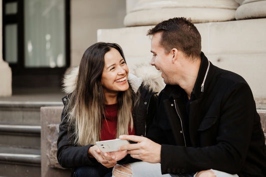 couple looking at each other