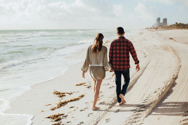 couple on beach