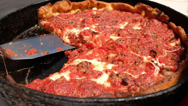 deep dish chicago pizza