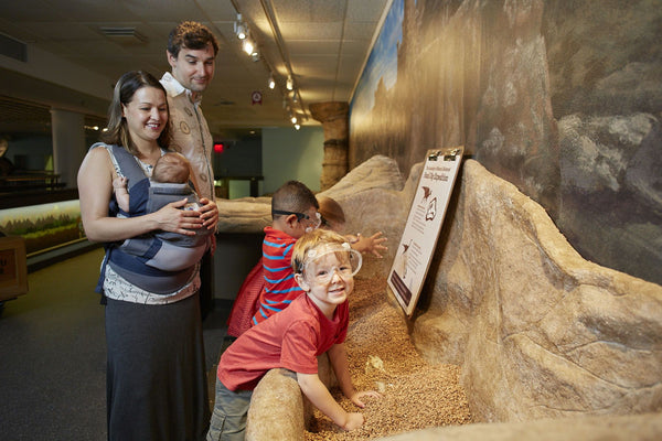 family at museum