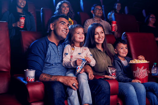 family at the movies