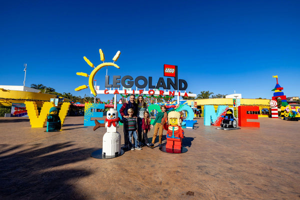 family in lego wreath