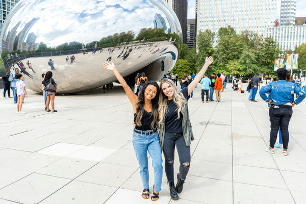 girls at the bean