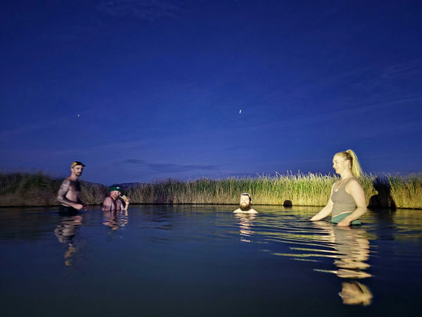 group at hot springs