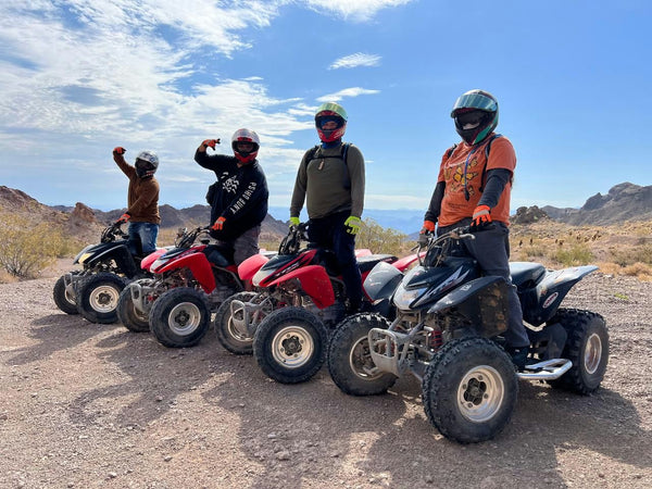 guys on four wheelers