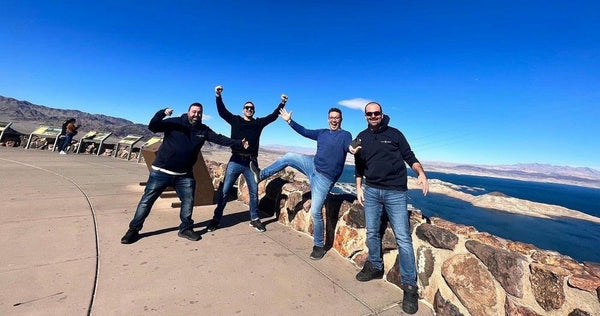 having fun at hoover dam