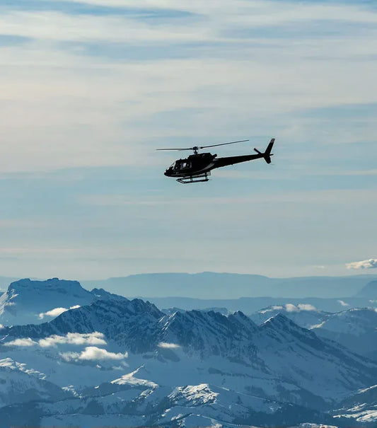 helicopter in sky