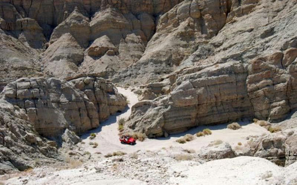 people in back of jeep