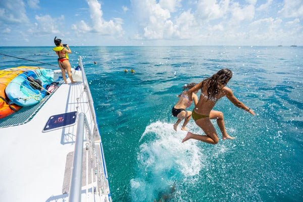 snorkeling with fish