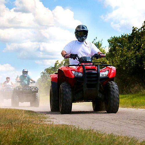 atv and jet ski up close