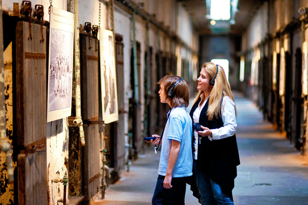 family at museum