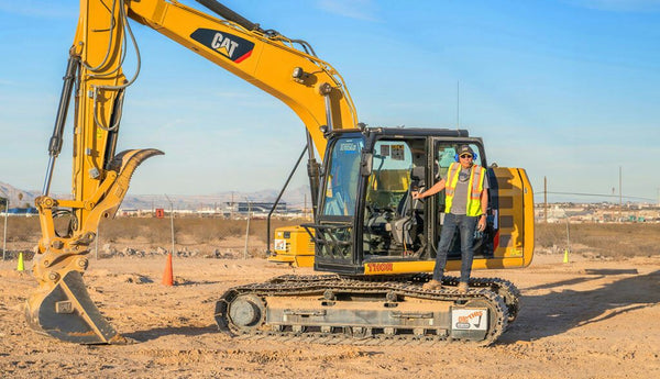 standing in front of big dig