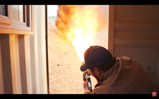 man with Flamethrower