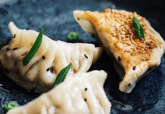 pan seared dumplings