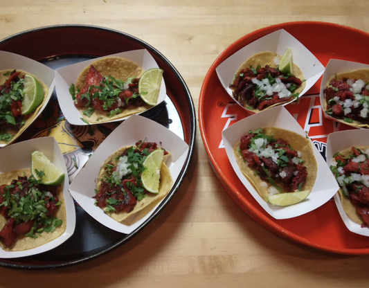 plates of tacos