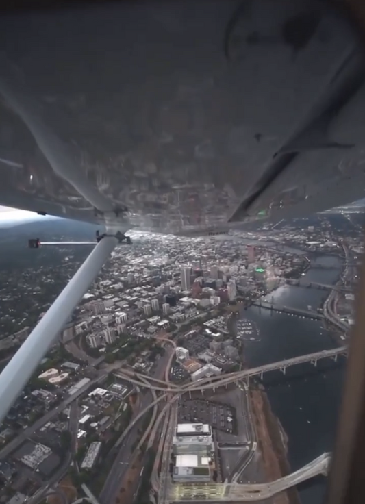 portland from plane