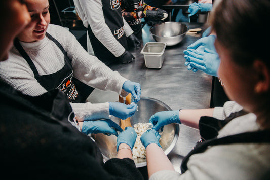 class cooking together