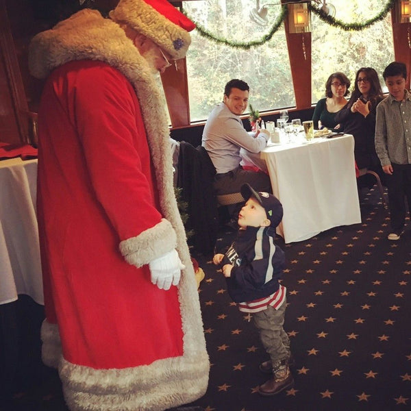 santa on boat