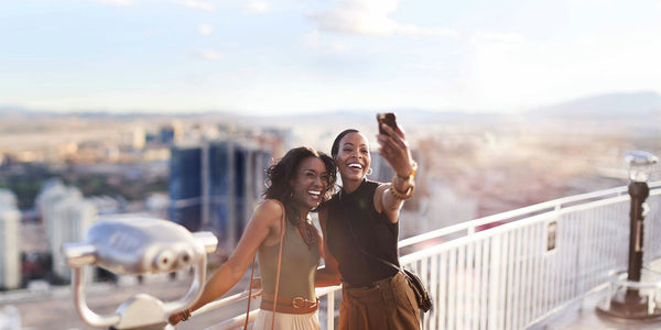 selfie with a view