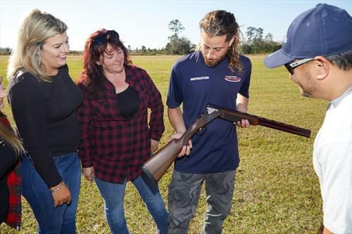 woman shooting