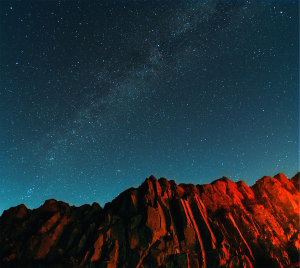 night sky in desert