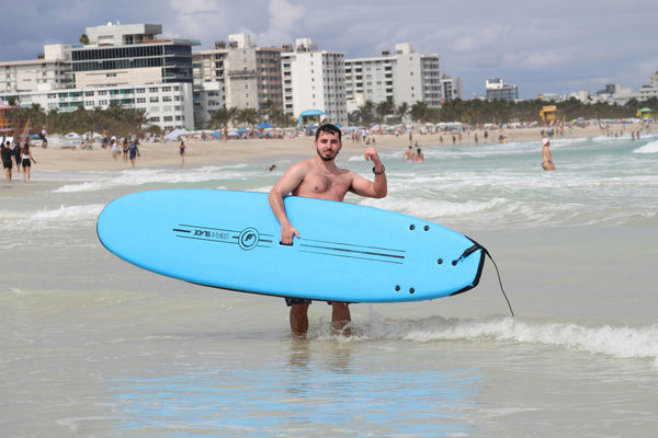 surfing in ocean