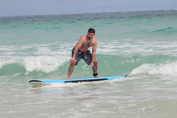 guy surfing