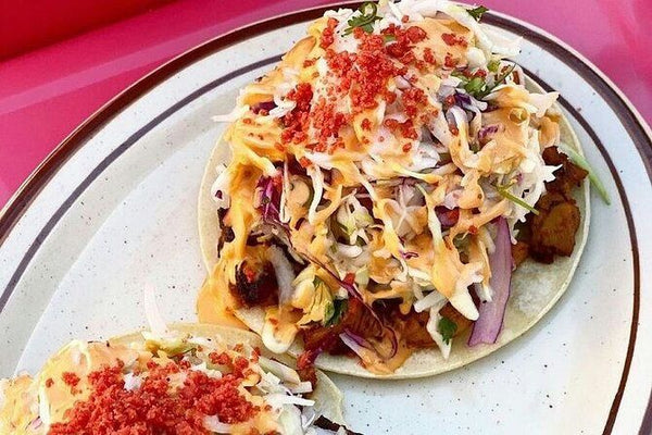 tacos on plate