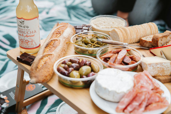 up close picnic spread