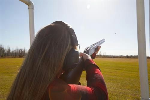 woman shooting